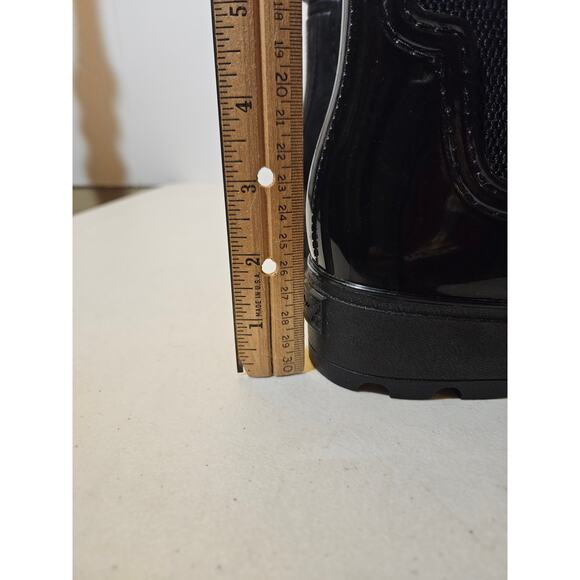 Seven7 Halifax Chelsea black rubber rain boots size 9 rainboots - Picture 2 of 7